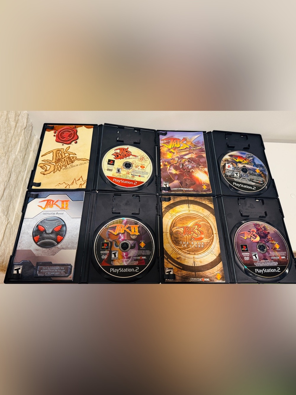 Jak and Daxter PS2 Game Collection Lot 4 Complete CIB Jak II Jak 3 Jak X Racing - Picture 5 of 5